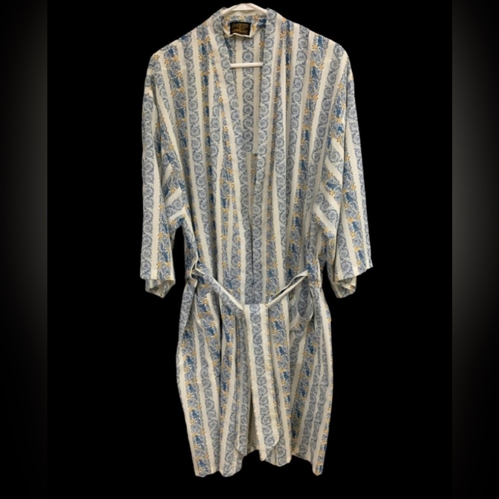 Vtg Robe Sears Cotton Belted. One Size